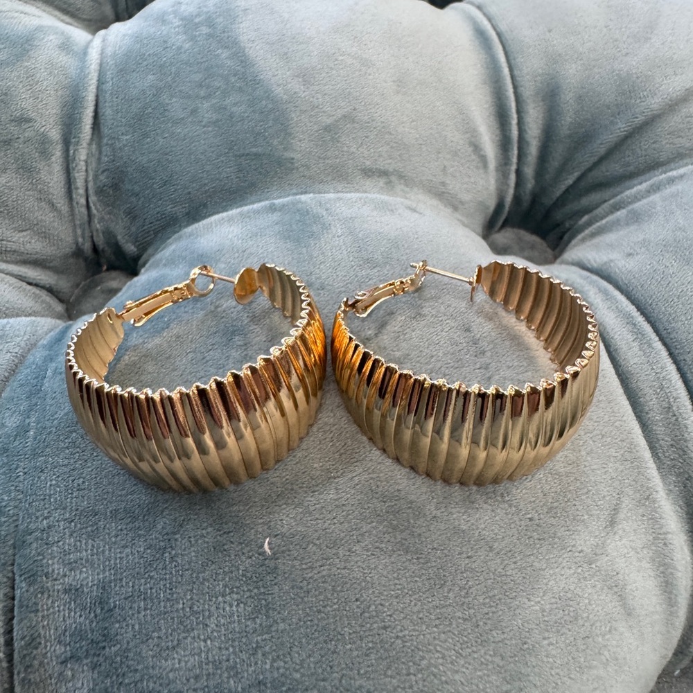 Gold Hoop Earrings